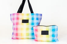 Load image into Gallery viewer, Aloha Tote and Pouch with palaka patterning