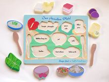Load image into Gallery viewer, Hawaiian plate food puzzle Keiki Kaukau