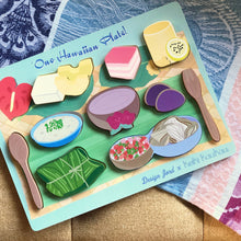 Load image into Gallery viewer, Hawaiian plate food puzzle Keiki Kaukau