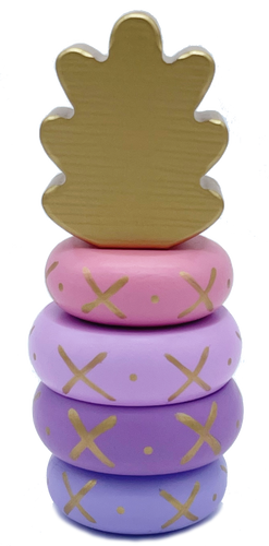 Pink Pineapple Stacking Toy