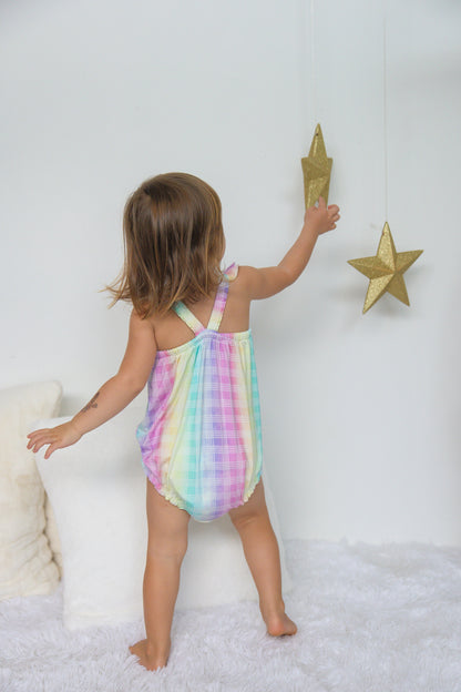 Bubble Romper - Palaka Rainbow