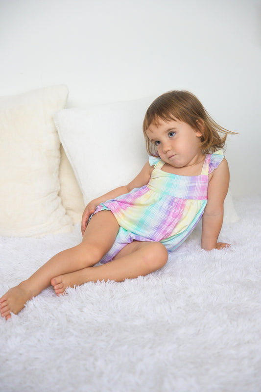 Bubble Romper - Palaka Rainbow