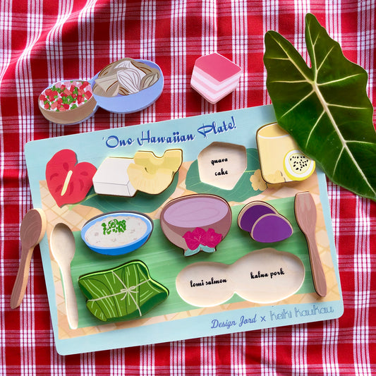Hawaiian plate food puzzle Keiki Kaukau