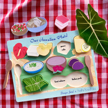 Load image into Gallery viewer, Hawaiian plate food puzzle Keiki Kaukau