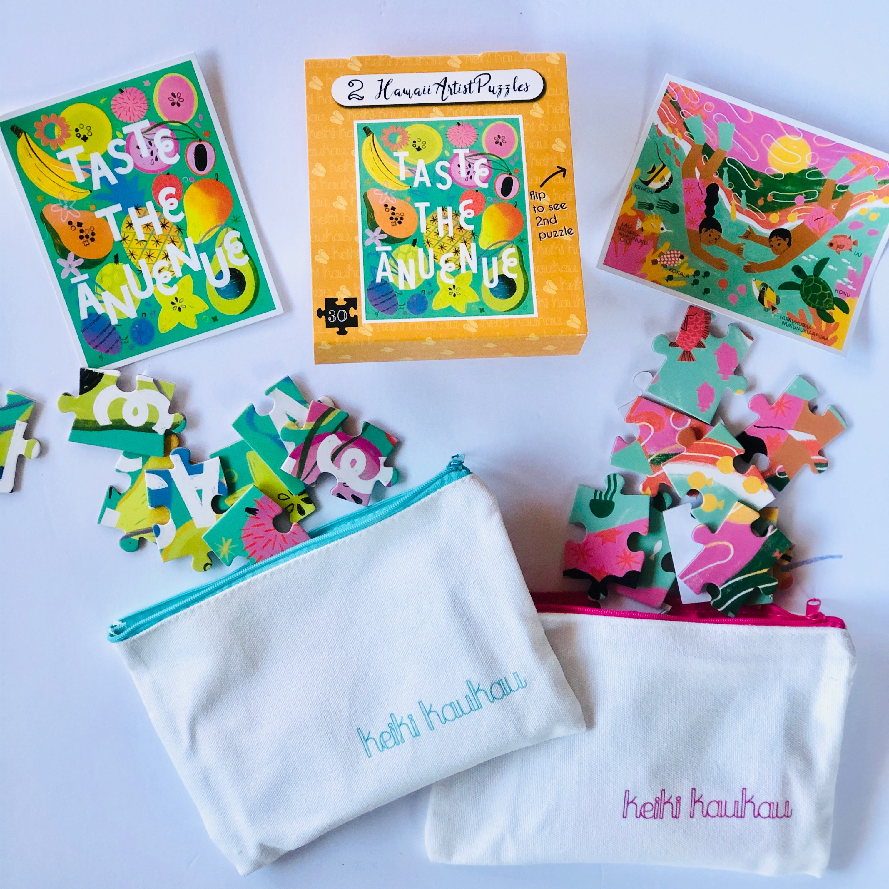 Hawai'i Artist Puzzle Duo – Keiki Kaukau